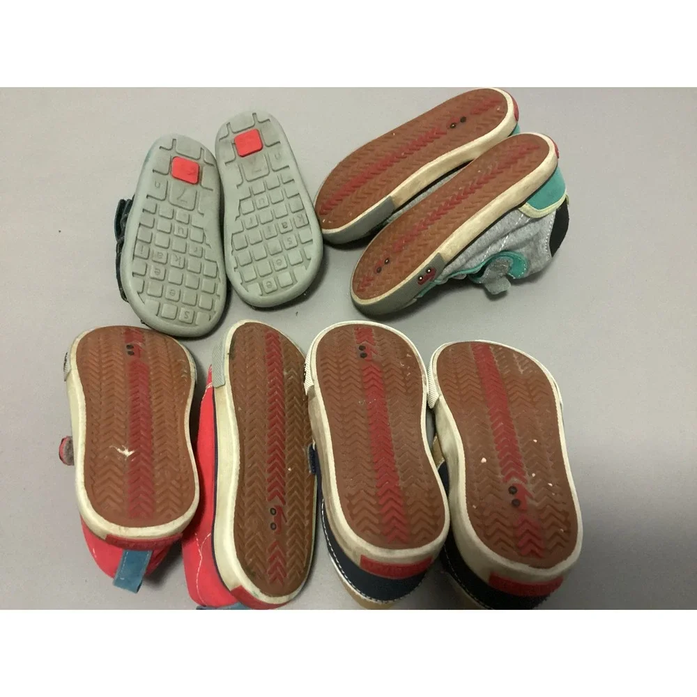 See Kai Run Shoes Sandals Bundle Kids Size 7 + Multicolor Sneakers First Walkers